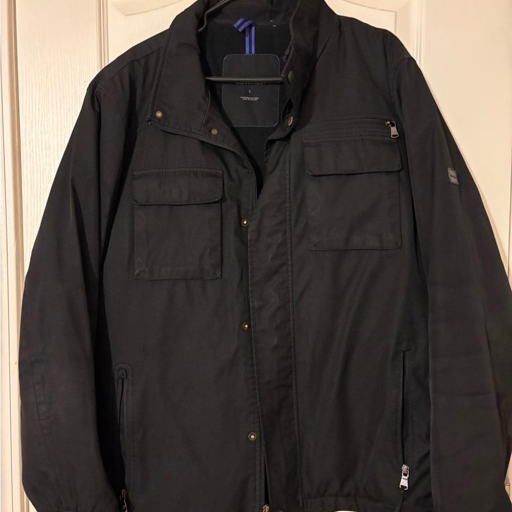 Calvin Klein Black Windbreaker Jacket
